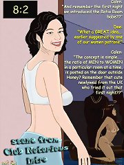 Screwing sexy thing late at night by horny cuckold cartoon sex Long Dong Silvers