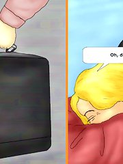 The white wife is exchanged by her hubby for a case of greens and falls a victim of cartoon porn pics lover