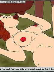 Interracial gangbang cartoon porn comics