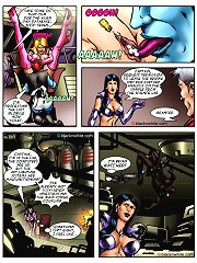 Niggas in space interracial toon porn