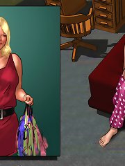 Sexy cartoon girl Taylor Swift take a seat on her own mattress, practicing guitar and also think about big black tool